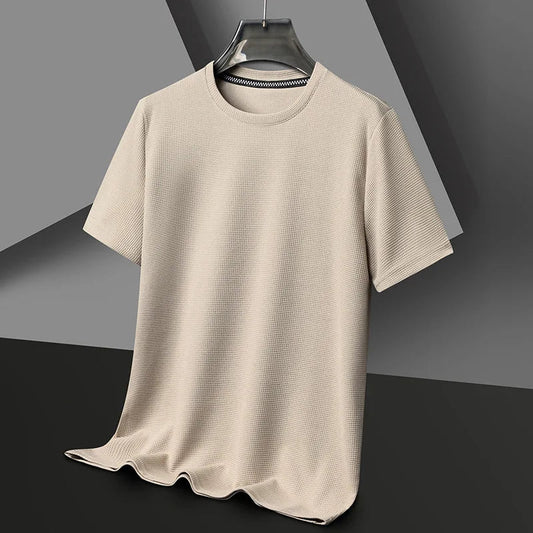 Men's Waffle Knit Crewneck T-Shirt
