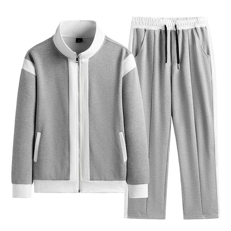 Men's Full-Zip Tracksuit Jogger Set