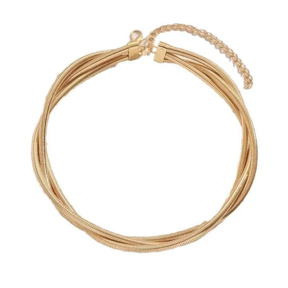 Women's Twist Interlock Chain Necklace