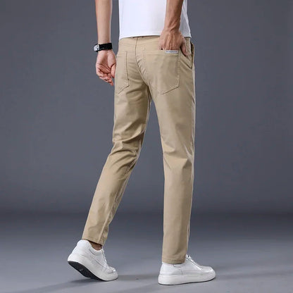 Calvero Slim Fit Cotton Dress Pants
