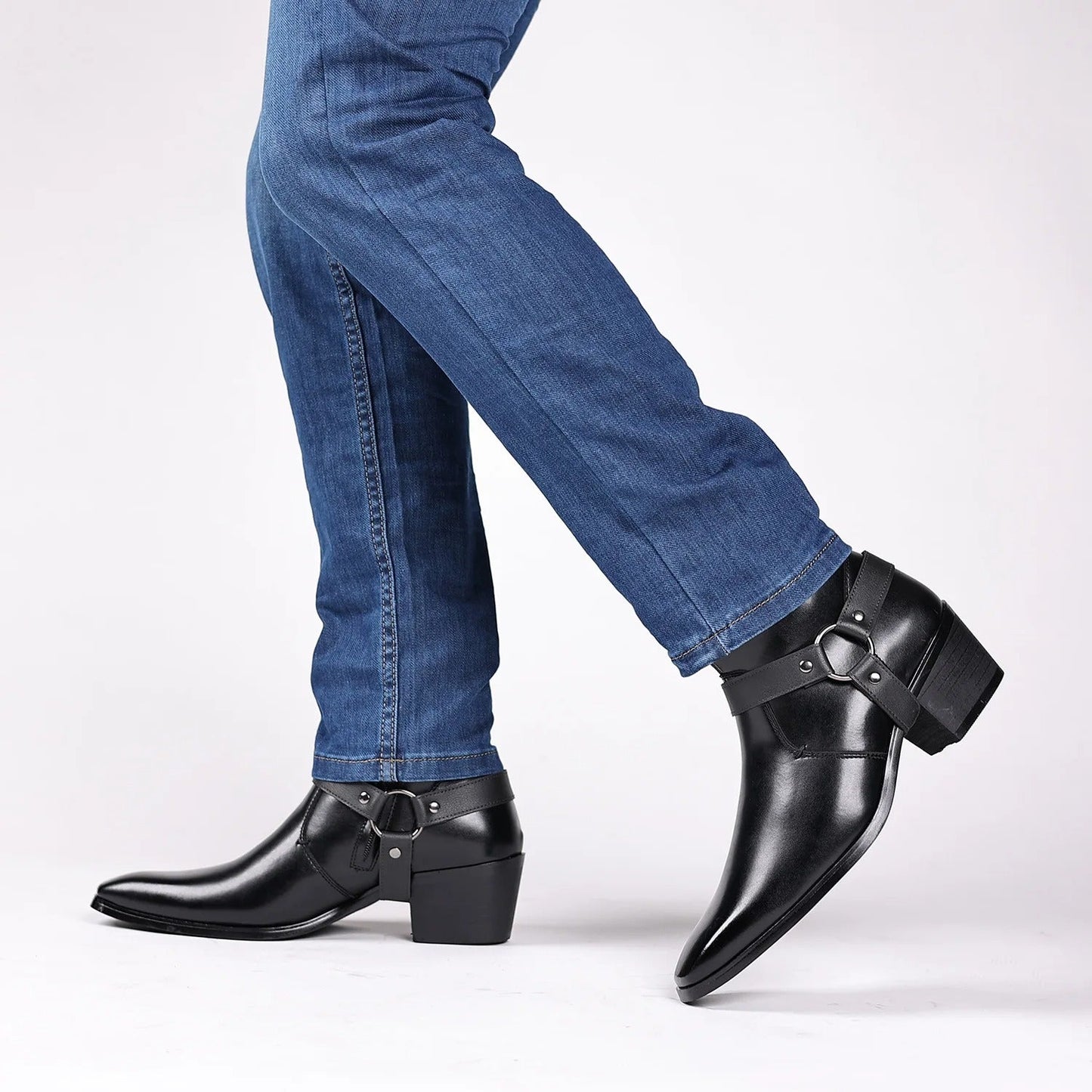 Tavero Orthopedic Leather Harness Boots