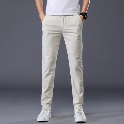 Calvero Slim Fit Cotton Dress Pants