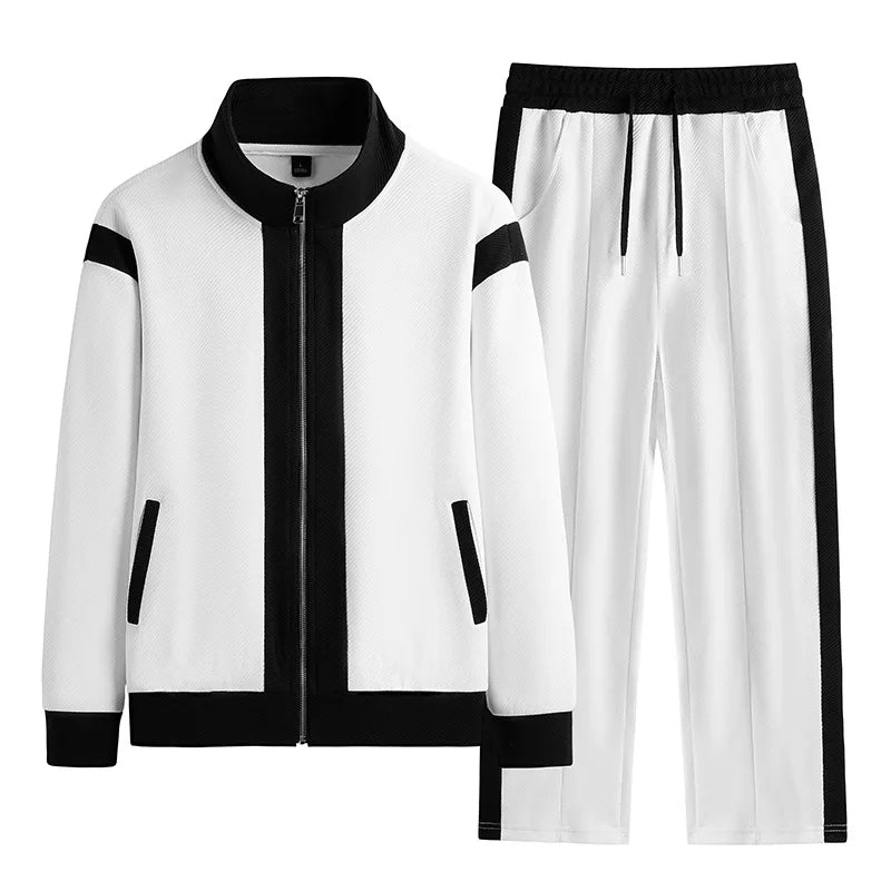 Men's Full-Zip Tracksuit Jogger Set