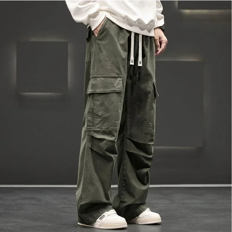 Harland Wide-Leg Cargo Pants