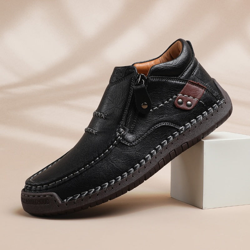 Men's Genuine Leather Orthopedic Ankle Shoes