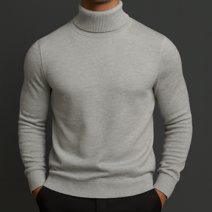 Men's Merino Wool Turtleneck Sweater
