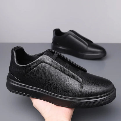 Men's Pebbled Leather Dress Shoes