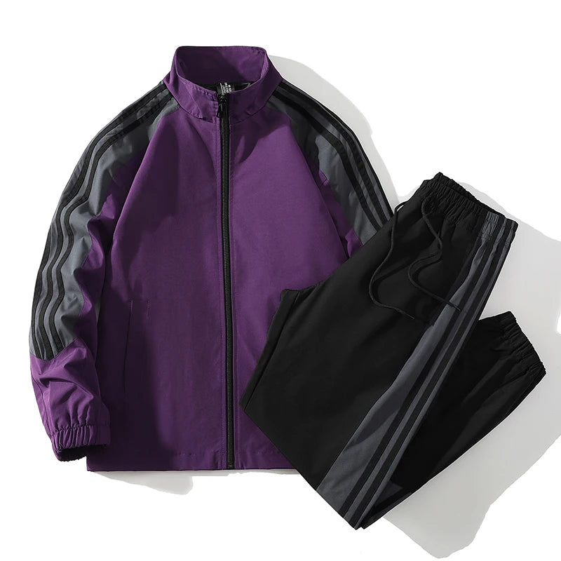 Men's Full-Zip Jogger Tracksuit Set