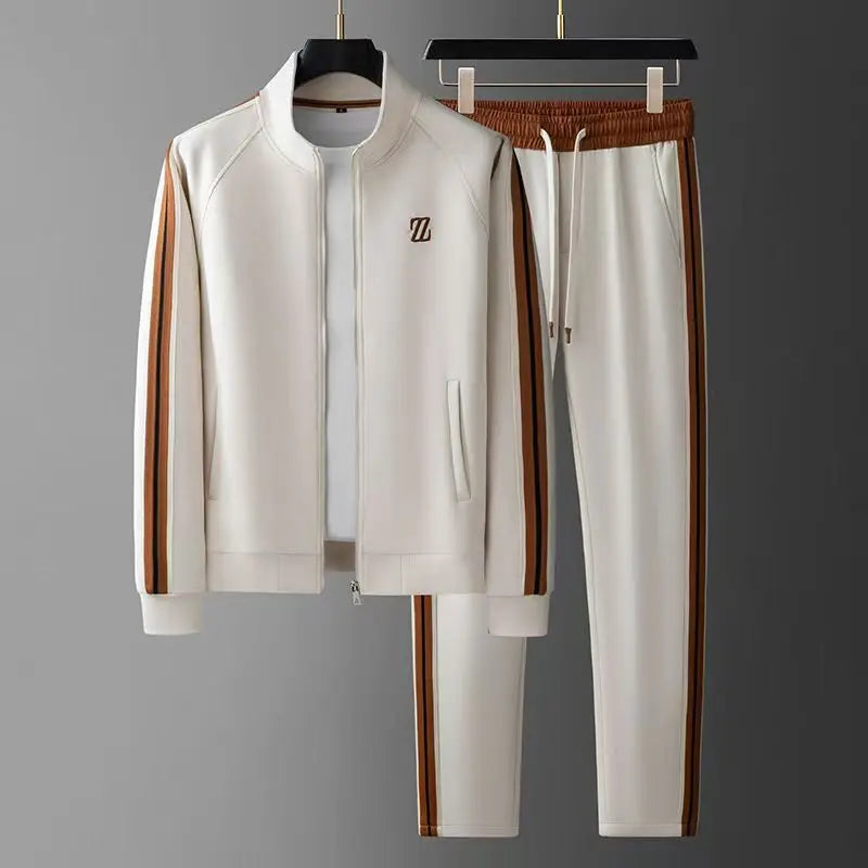 Men's Stripe 2-Piece Jogger Tracksuit
