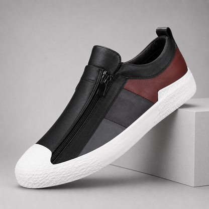 Women's Genuine Leather Orthopedic Slip-On Sneakers