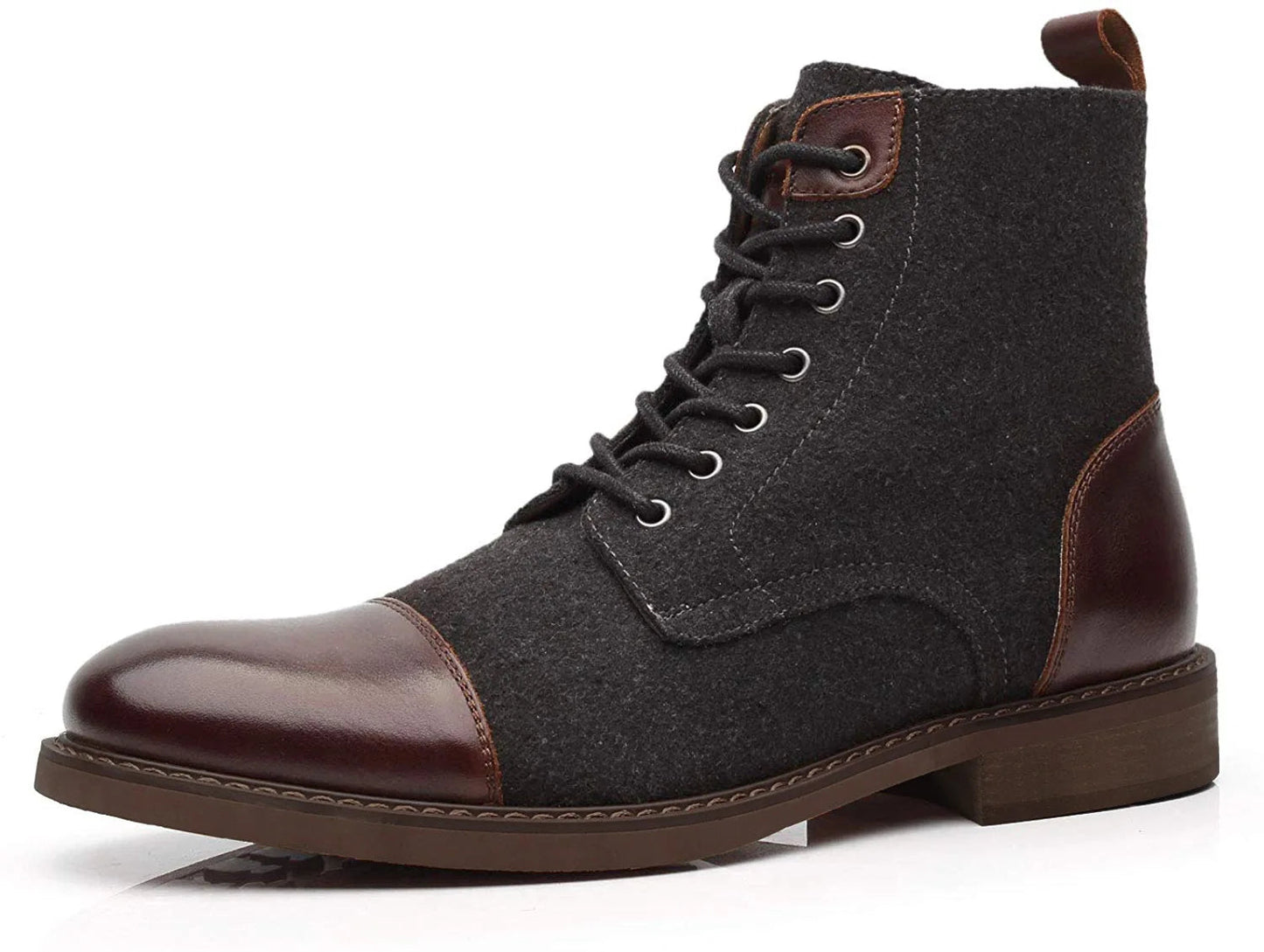 Men's Italian Leather Orthopedic Ankle Boots