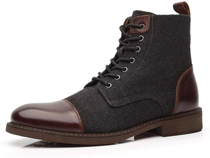 Men's Italian Leather Orthopedic Ankle Boots