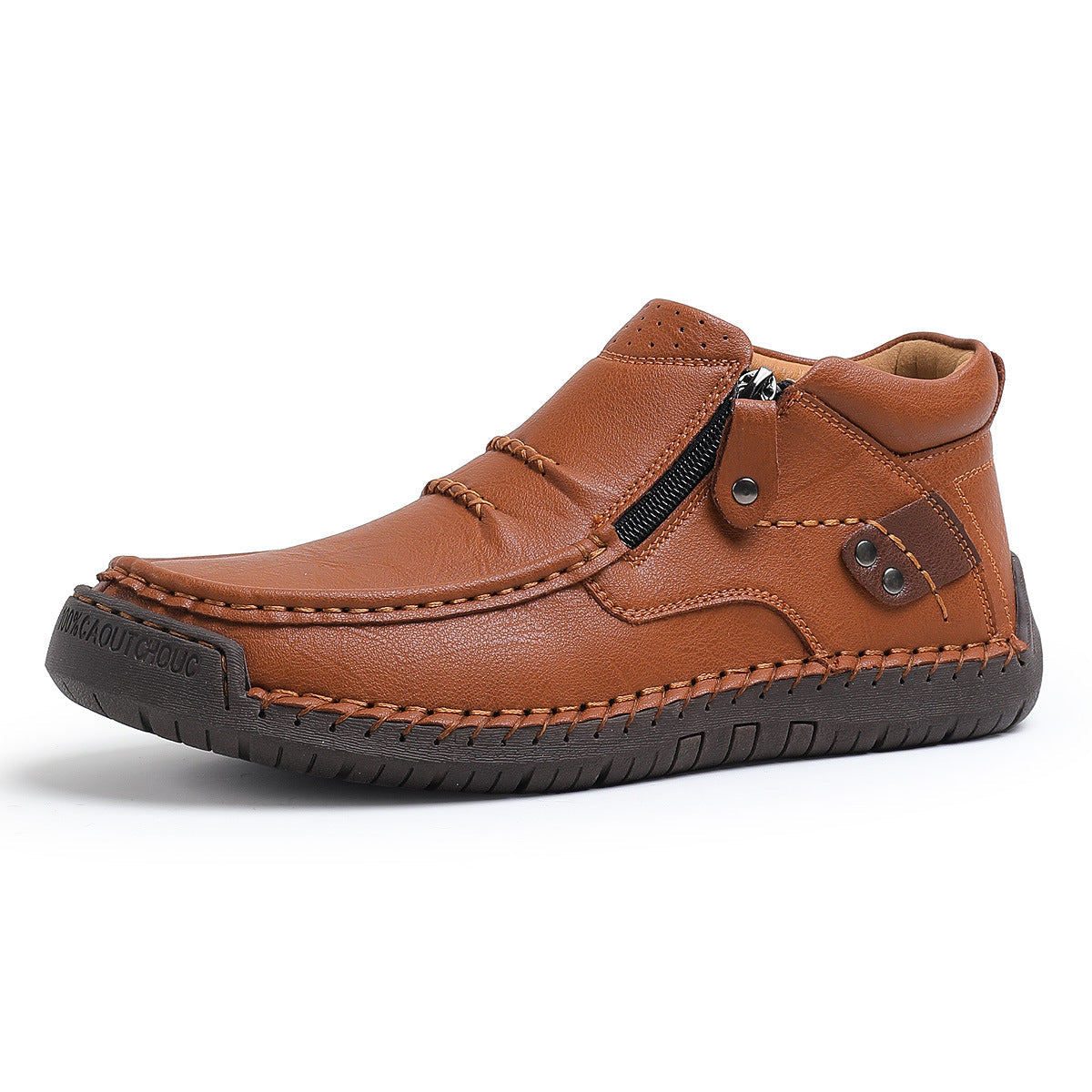 Men's Genuine Leather Orthopedic Ankle Shoes