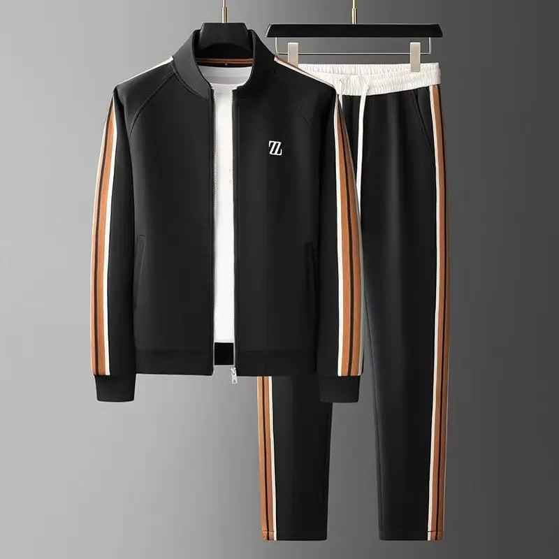 Men's Stripe 2-Piece Jogger Tracksuit