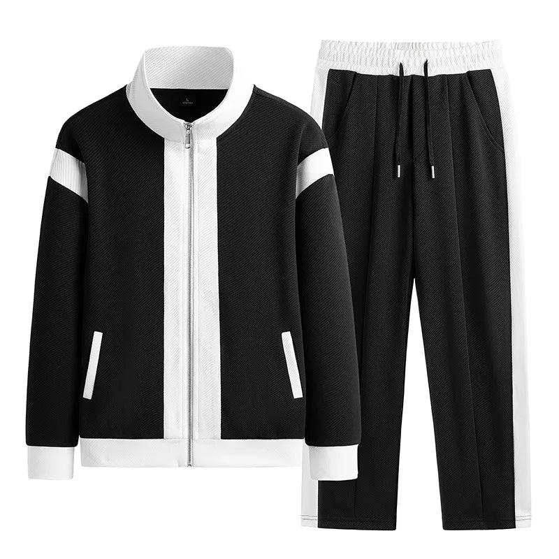 Men's Full-Zip Tracksuit Jogger Set