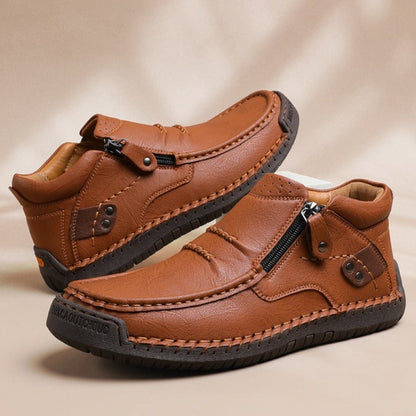 Men's Genuine Leather Orthopedic Ankle Shoes
