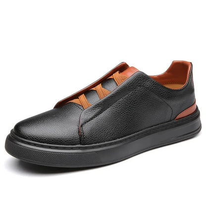Men's Pebbled Leather Dress Shoes