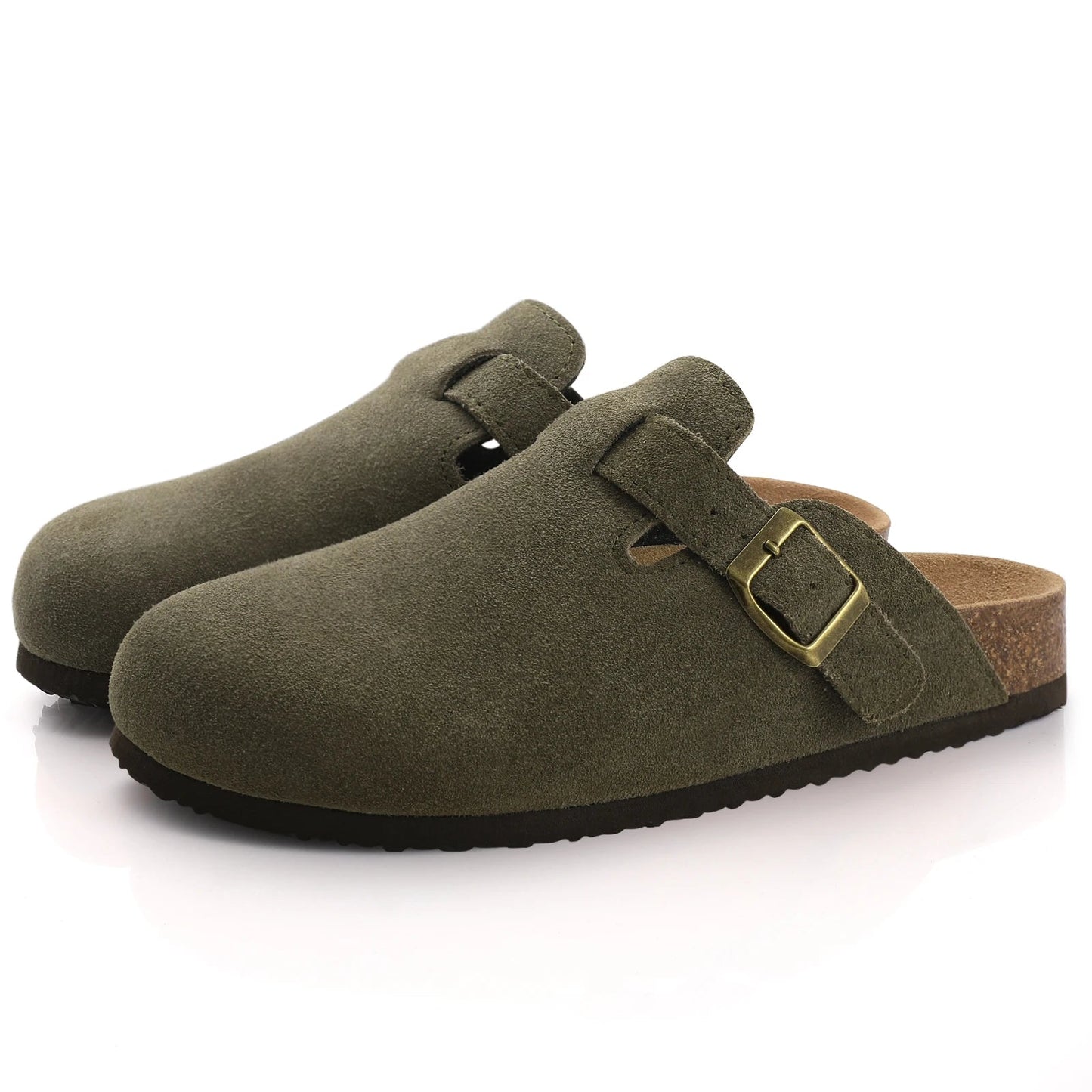 Men's Suede Slip-On Clog Shoes