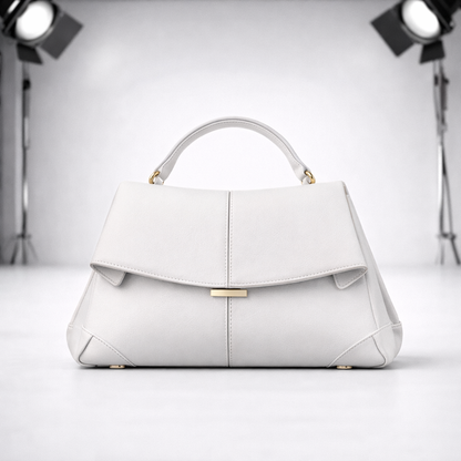 Women's Genuine Leather Structured Handbag