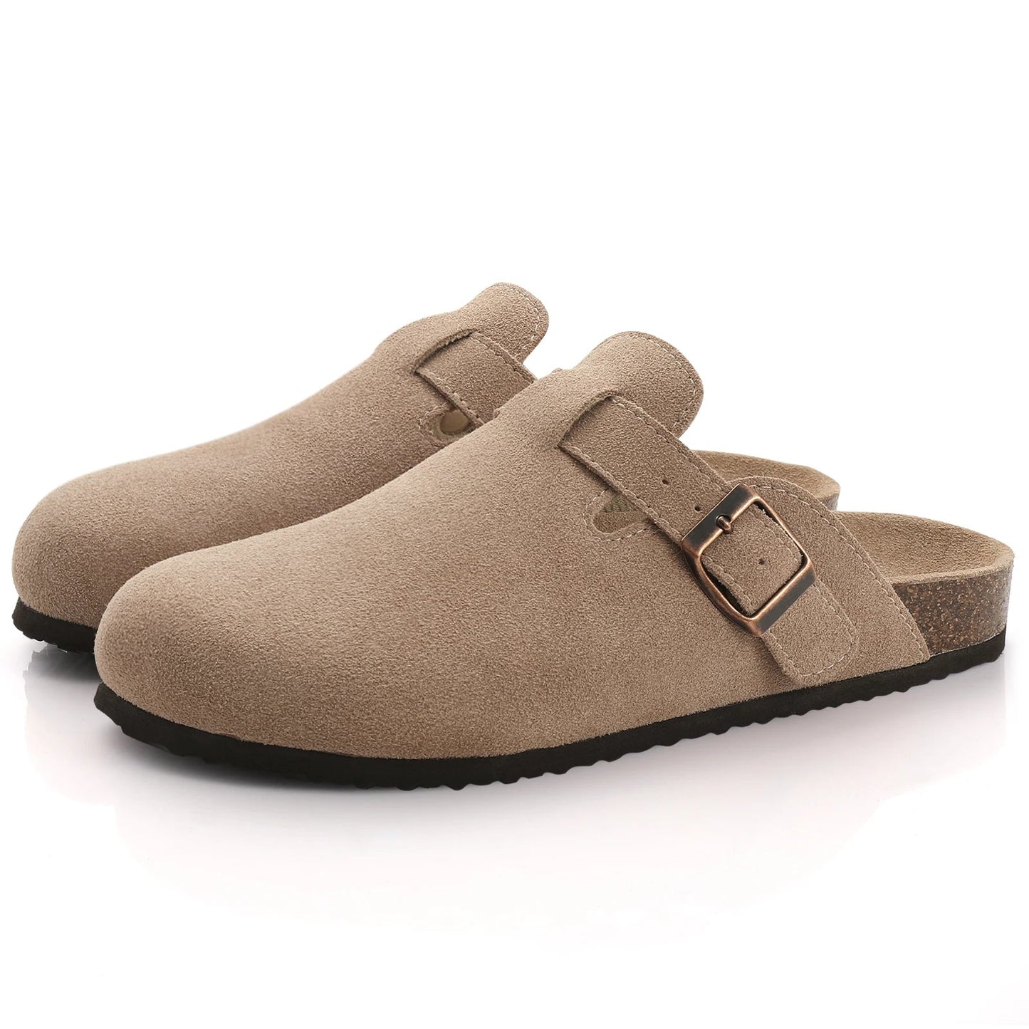 Men's Suede Slip-On Clog Shoes