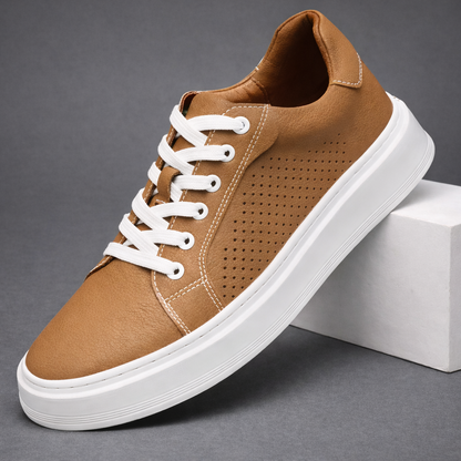 Men's Genuine Leather Orthopedic Sneakers