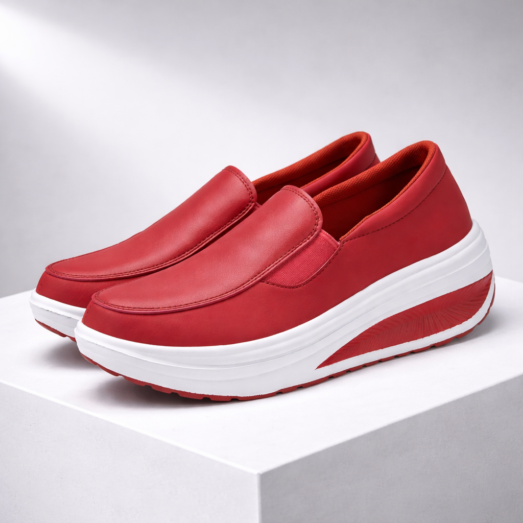 Women's Genuine Leather Orthopedic Sneakers