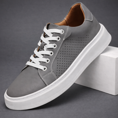 Men's Genuine Leather Orthopedic Sneakers