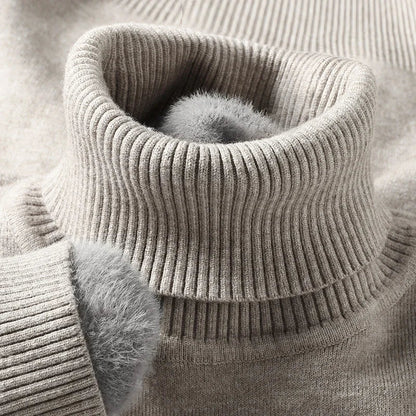 Men's Merino Wool Turtleneck Sweater