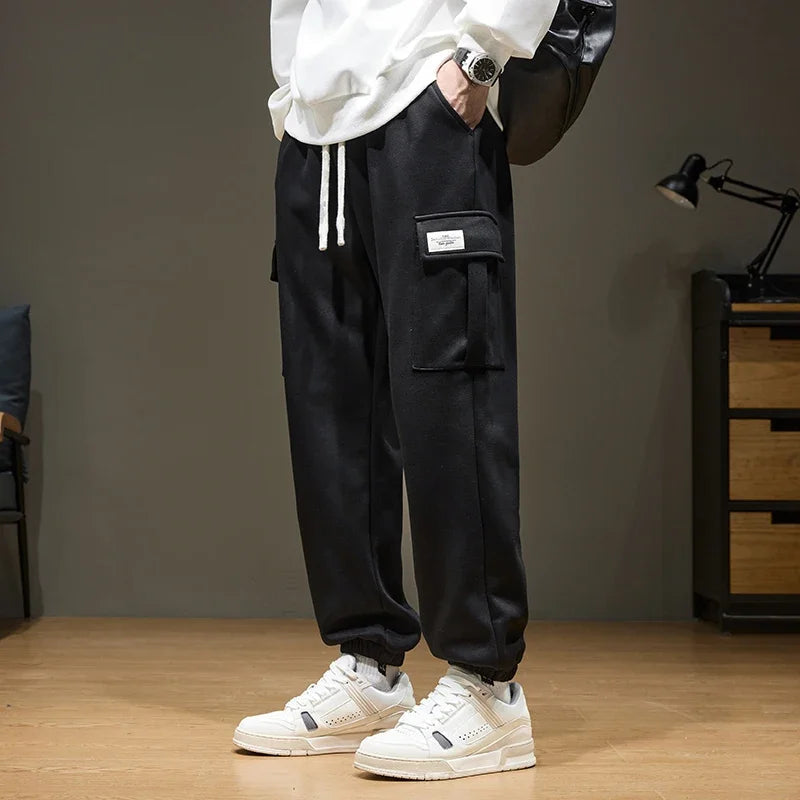 Dorian Relaxed Fit Cargo Joggers with Pockets