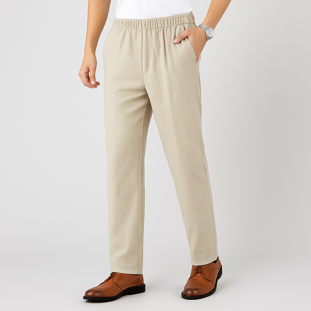 Men's Linen Drawstring Pants