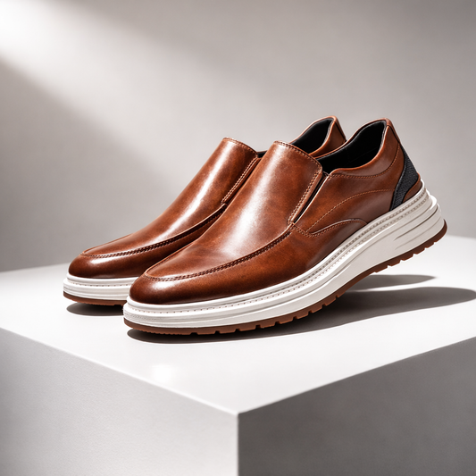 Men's Genuine Leather Orthopedic Slip-On Loafers