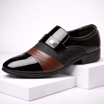 Men's Genuine Leather Slip-On Loafers