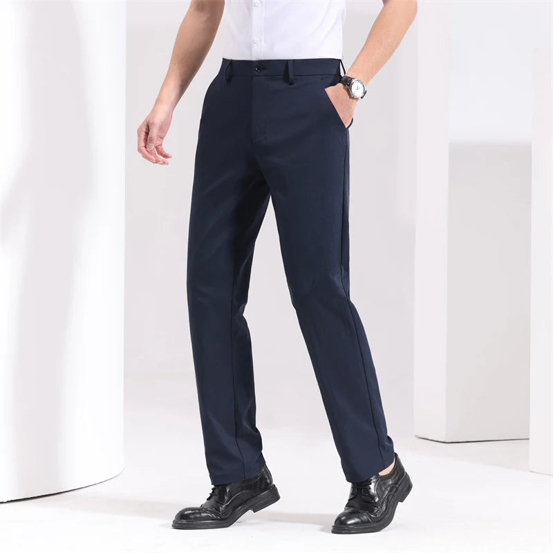 Montari Slim-Fit Cotton Trousers