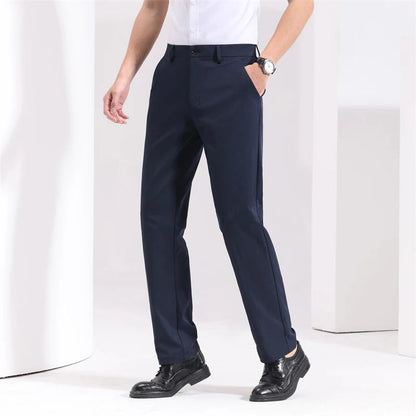 Montari Slim-Fit Cotton Trousers