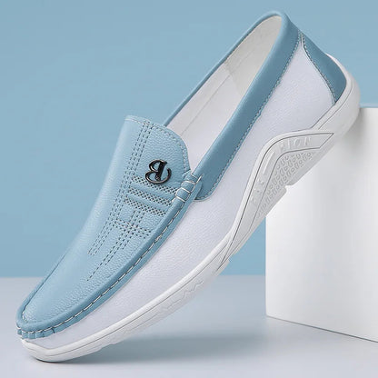 Men's Vegan Leather Slip-On Loafers