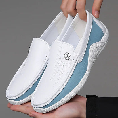 Men's Vegan Leather Slip-On Loafers
