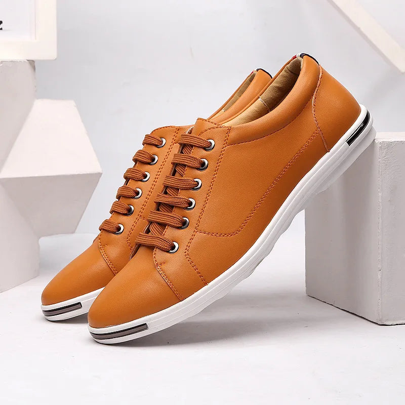 Marcello Leather Low-Top Sneakers