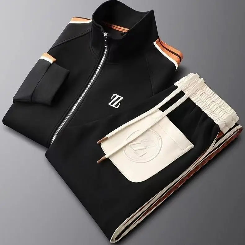 Men's Stripe 2-Piece Jogger Tracksuit