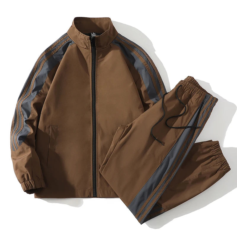 Men's Full-Zip Jogger Tracksuit Set