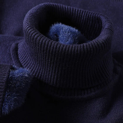 Men's Merino Wool Turtleneck Sweater