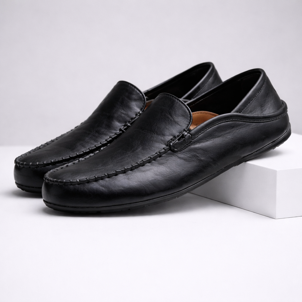 Men's Genuine Leather Orthopedic Slip-On Loafers
