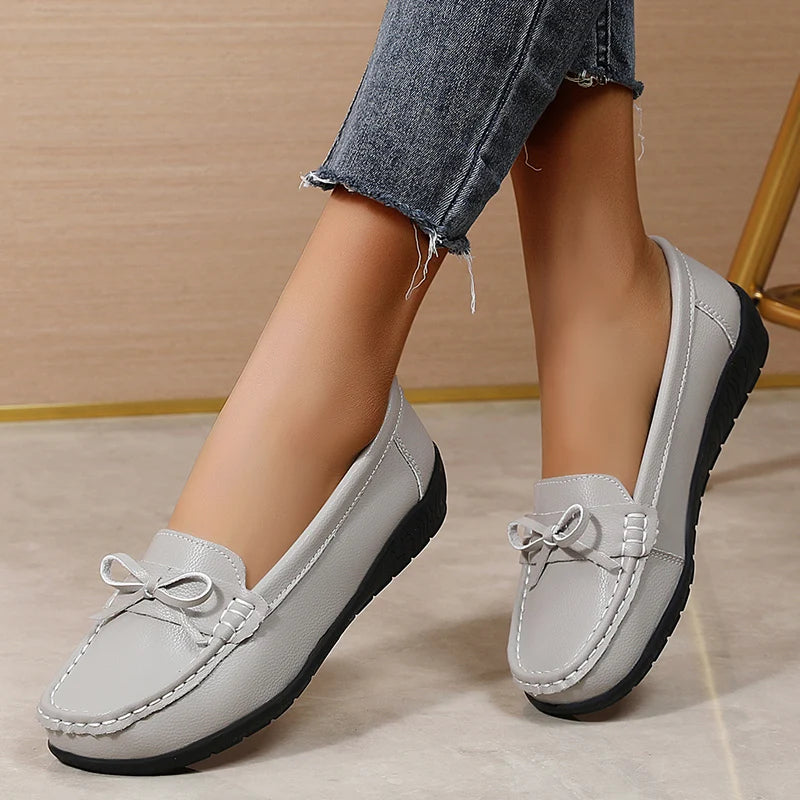 Bellara Leather Slip-On Orthopedic Loafers