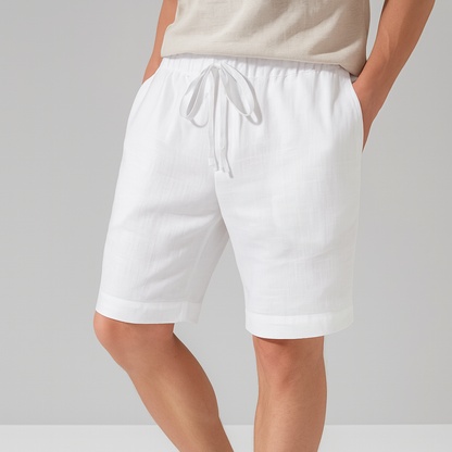 Men's Linen Drawstring Shorts