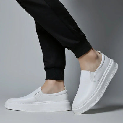 Men's Genuine Leather Slip-On Loafers