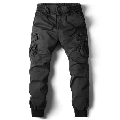 Men's Slim-Fit Cotton Cargo Pants