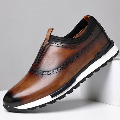 Men's Genuine Leather Orthopedic Oxford Shoes