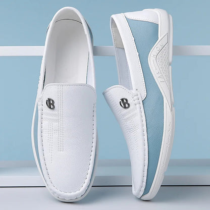 Men's Vegan Leather Slip-On Loafers