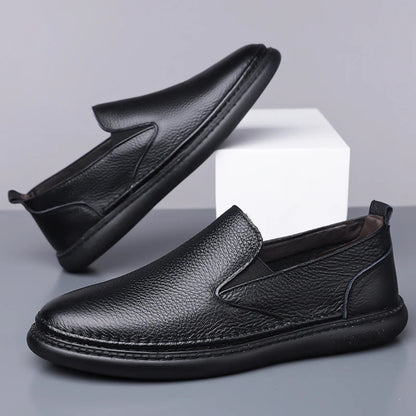 Men's Genuine Leather Orthopedic Slip-On Loafers
