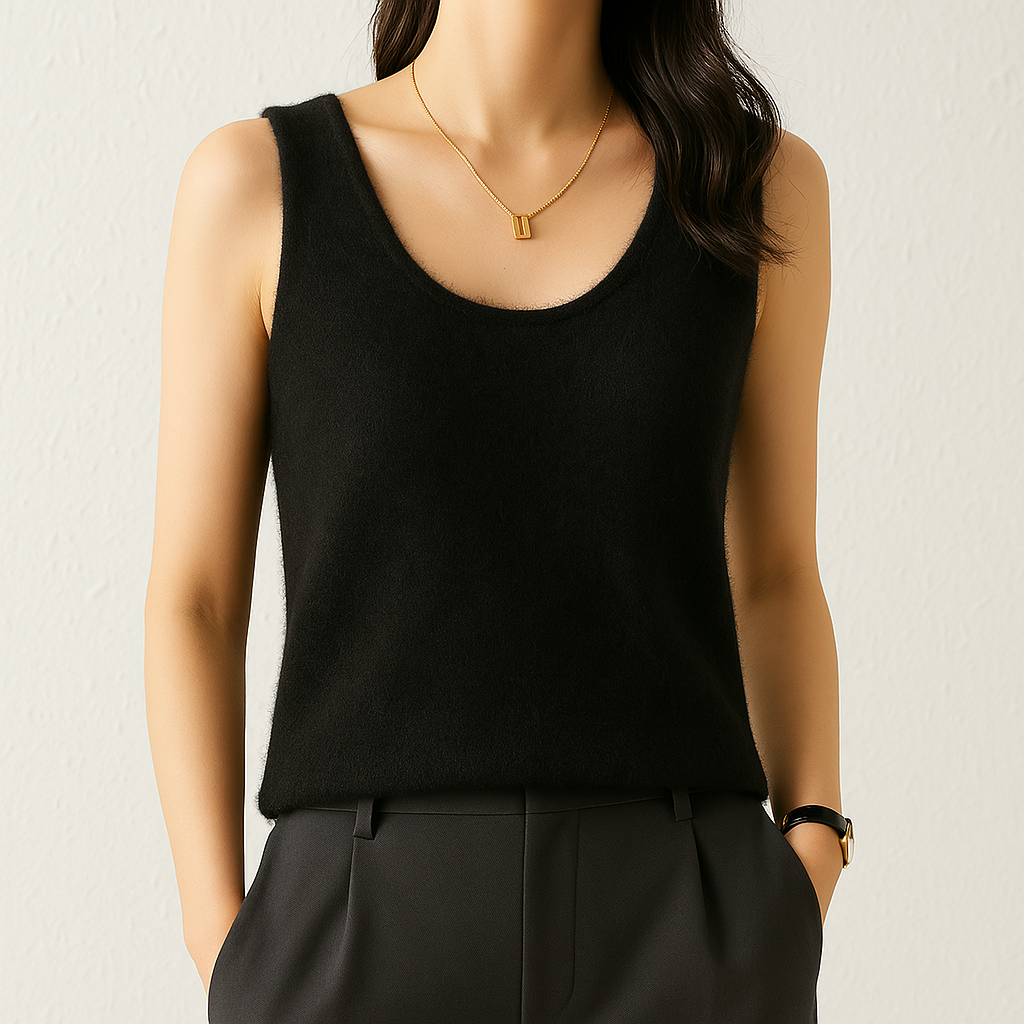 Sylvana Cashmere Knit Tank Top