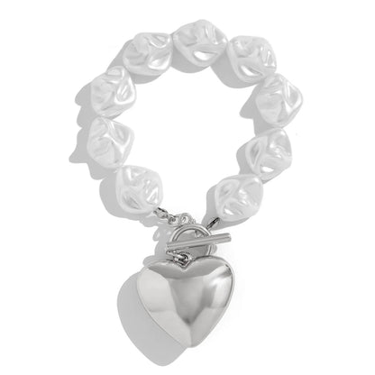 Women's Pearl Charm Bracelet